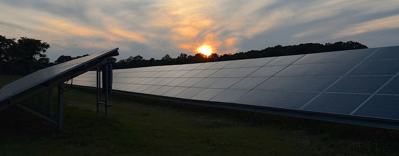 AleaSoft - solar panels sunrise