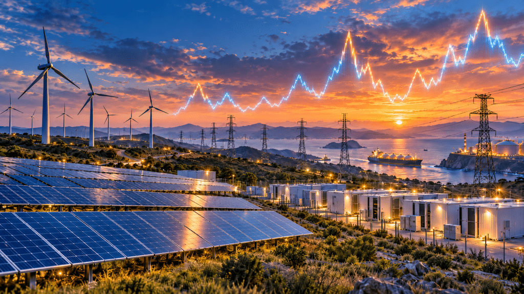 2027, ein Jahr der Volatilität: Reserven, Gas und LNG werden die Strompreise in Europa bestimmen