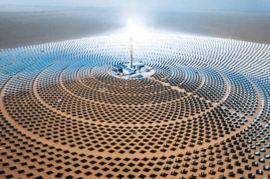 Drone Point View of Solar and Thermal Panels